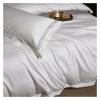 1200TC Egyptian Cotton Bedding Sets 106''x90''and 90'x90''US Size Duvet Cover Fitted Sheet Elastic Linen Pillowcase 4pcs,Bed view 3