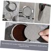 Garneck 5pcs Espresso Filter Mesh Stainless Steel Espresso Screen for Coffee Machines Strainer Plate Design for Home Coffee view 4