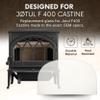 Jotul Glass (F400 Castine Glass - 1/8" Thick) view 4
