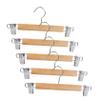 ABOOFAN 5pcs Stainless Steel Clip Hangers Non-Slip Hanger Clips for Pants for Home Laundry view 1