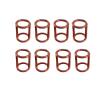 LLJUSZD 8Pcs H Seal Rings Parts for Soft Ice Cream Machines Beater Rod H-Shaped Sealing Ring Accessories view 1