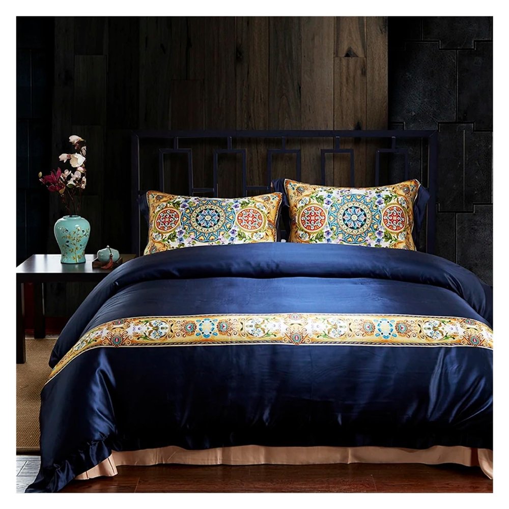 Bedding Set King Queen Size Bed Linen Luxury Duvet Cover Bed Sheet Set Pillowcases,Bed