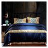 Bedding Set King Queen Size Bed Linen Luxury Duvet Cover Bed Sheet Set Pillowcases,Bed view 1