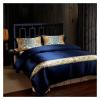 Bedding Set King Queen Size Bed Linen Luxury Duvet Cover Bed Sheet Set Pillowcases,Bed view 2