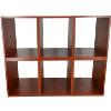 FixtureDisplays Cubby Hole Storage Bin Modular Wood Blocks with Fabric Bins 6/Set Product Weight 38 Lbs Great for Preschools Day Care Home Bookshelf 11364-NEW-NEW-NF view 4