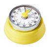 Elegant Stainless Steel Vintage Kitchen Timer with Magnetic Attachment - 60-Minute Countdown & Audible Alarm, Perfect for Cooking, Office Tasks, and Study Sessions (01-Yellow) view 1