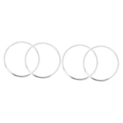 VINTORKY 2sets Milk Tea Sealer Gasket Aluminum Washer Sealing Ring for Tea Machine Easy to Clean 2pcs*2