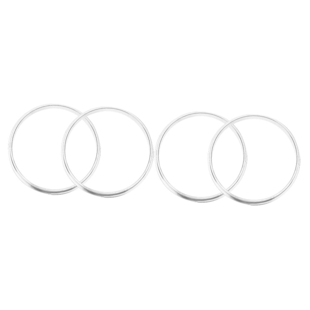 VINTORKY 2sets Milk Tea Sealer Gasket Aluminum Washer Sealing Ring for Tea Machine Easy to Clean 2pcs*2