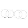 VINTORKY 2sets Milk Tea Sealer Gasket Aluminum Washer Sealing Ring for Tea Machine Easy to Clean 2pcs*2 view 1