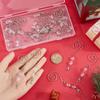 SOFPLATE 1 Box 25Pcs S Hook Ornament Hangers Christmas Decorations Ornament Hooks with Lobster Claws Beadable Acrylic Wire Platinum Jeweled Hanging Decorative for Christmas Tree Wall Party Home Decor view 3