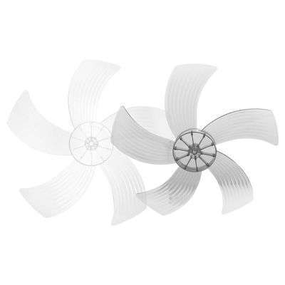 SEWOART 2pcs Transparent Five- Fan Leaves for Table Fans As Material Easy Replacement Parts for Standing Wall Accessories