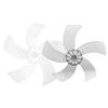 SEWOART 2pcs Transparent Five- Fan Leaves for Table Fans As Material Easy Replacement Parts for Standing Wall Accessories view 1
