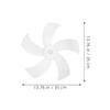 SEWOART 2pcs Transparent Five- Fan Leaves for Table Fans As Material Easy Replacement Parts for Standing Wall Accessories view 2