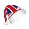 WHJSHOP Christmas Hat for Adult - Quality Fabric for Holiday Parties and Costume Events UK Flag Pattern view 2