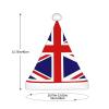 WHJSHOP Christmas Hat for Adult - Quality Fabric for Holiday Parties and Costume Events UK Flag Pattern view 3