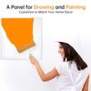 Wall-Mounted 120V 500W Space Heater Panel with Convection Heating  Portable with Stand, Energy Efficient, Overheat Protection  Ideal for 150 Sq. Ft.Rooms (27.95 x 24 x 1.18 inches) view 3