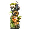 CHYIFSHIY Peacock-Themed Zen Water Fountain with LED Lights - Indoor & Outdoor Decor, 57.5 x 20.8 x 13.8 inches, UV Protection, Eco-Friendly Resin, Housewarming Gift view 1