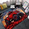 Car Rugs for Bedroom, Car Truck Rugs for Valentine's Day Carpet Decor Men Bedroom Living Room Valentines Decor 2.5x4 Feet view 1