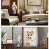 TAOTAOOPK Vase Living Room Decoration Flower Arrangement Home Decoration Artwork Ceramic Dried Flower(Lotus Pond Rhyme) view 4