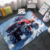 Car Carpet for Kids, Snow Truck Rugs for Boys Bedroom, Christmas Theme Truck Print Car Carpet Decor Kids Rugs Boys Room Bedroom Living Room Christmas Decor 2.5x4 Feet view 1
