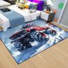 Car Carpet for Kids, Snow Truck Rugs for Boys Bedroom, Christmas Theme Truck Print Car Carpet Decor Kids Rugs Boys Room Bedroom Living Room Christmas Decor 2.5x4 Feet view 4