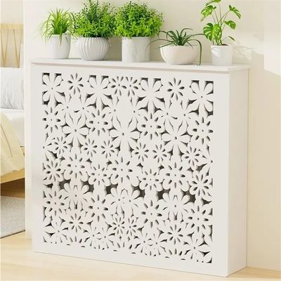 Ejmpsgw White Radiator Cover - Modern Heater Covers for Home, Bathroom, Living Room & Bedroom (19.7 * 5.9 * 31.5in)