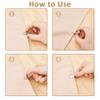 SUPERFINDINGS 20Pcs Heavy Duty Rug Hanging Clips Iron Rug Clips Hanging Wall Clips Rug Hangers Rug Grippers for Blanket and Tapestry Hangers 20mm Width view 4