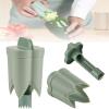 2 in 1 Upgrade Pepper Seed Corer Remover, Quickly Cutting and Deseeding Bell Pepper Tool (Green, 1Pcs) view 1
