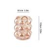 Blue and White vase Desktop Ornament Small Vase Cosmetic Tool Brush Storage Large Mouth Vase(Amber) view 3