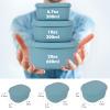 Anatole Silicone Food Storage Containers with Lids 7 Pcs/Set 30oz 20oz 10oz 6.7oz Leak-Proof BPA Free view 2