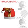 Faith Over Fear Lion Jesus Cross Christian Christmas Hat Santa Claus Hat, Holiday Unisex Comfortable Thick Warm Christmas Hat view 4