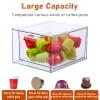 2 PACK Stackable Coffee Pod Drawers, Acrylic Clear Storage Drawers for Coffee Organizer for Home and Office view 4