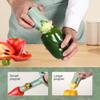 2 in 1 Pepper Seed Corer, Quick Bell Pepper Corer Tool (Beige, 1Pcs) view 4