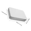 FOYTOKI Tinplate Storage Box with Hinged Lid for Match Rope and Accessories Durable Rectangular Container for Home Outdoor and Party Use Lightweight and Compact Design view 2
