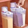 XWBLDBDFC Cereal Containers Airtight Rice Barrel Dry Grain Dispenser Thicken Rice Cylinder Clear Food Storage Box Flour Sugar Box view 2