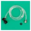 ASDJKL Home Brewing Beer Line Jumper with Ball Lock 3/16"(5mm) ID 6'(1.8Meter) Vinyl Hose Draft Beer Homebrew Kegging Parts Brewing Accessories(Wing Nut) view 3