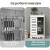 YUGXTH Heating Cabinet Shelf, Radiator Cover Cabinet Shelf, Modern Radiator Cover Grill Shelf Cabinet, Cabinet Storage Shelf with 2 Doors, Hide Cluttered Pipes(L80xH80xW25cm) view 3