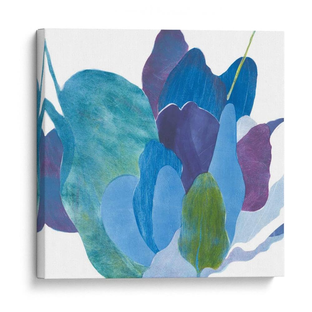 Canvas Lab | False Indigo I by Carolyn Roth | 10 x 10 in | Canvas Print Wall Art | Abstract | Wall Decor for Bedroom, Living Room or Office