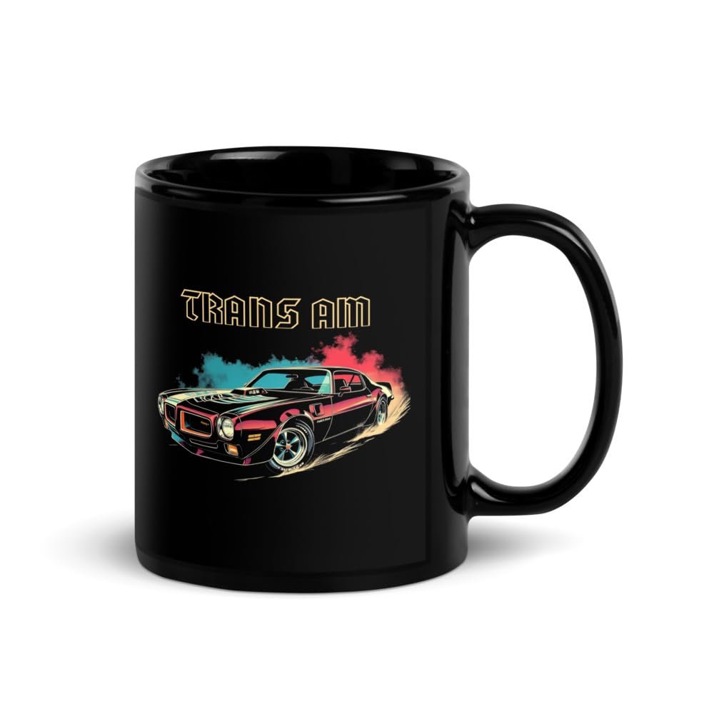 1973 Firebird Trans Am SD-455 Black Glossy Mug
