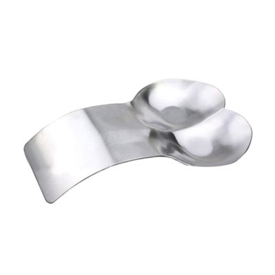 Hoement Serving Spoons Rest Silverware Spoons Rack Holder Stainless Steel Utensil Tray