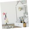 Unomor Iron Coat Stand Hooks Tree Hat Rack Space Saving Hanger Wall Hooks Home Bedroom Garment Organizer Random Color view 4