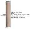 Modern Wall Partition Room Divider Floor to Ceiling, Wooden Slats Screen Partition Post, Wood Column for Living Room, Office, Entrance Decor, 230cm, 5 Piece view 2