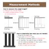 Modern Wall Partition Room Divider Floor to Ceiling, Wooden Slats Screen Partition Post, Wood Column for Living Room, Office, Entrance Decor, 230cm, 5 Piece view 4