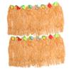 NAMOARLY 2pcs Hawaii Party Table Skirt Decorative Tinsel Fringe for Bridal Showers Beach Theme Events and Festive Celebrations Unique Design for Use view 1