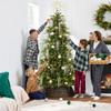 Best Choice Products Full Aspen Christmas Tree, 6ft Pre-lit Realistic Noble Fir w/ 450 Glowing Micro LED Lights, 2-in-1 White & Multicolor view 3