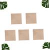 CIYODO 5pcs Burlap Jute Lace Table Mats for Wedding and Home Decor Natural Lace Trim for Dinnerware and Cup view 4