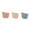 CIYODO 3pcs Sink Sponge Hanging Basket Light Blue Drain Storage Rack for Kitchen Faucet Punch Snap Button Design Space-saving Organizer for Clean Home Kitchen Setup view 1