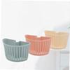 CIYODO 3pcs Sink Sponge Hanging Basket Light Blue Drain Storage Rack for Kitchen Faucet Punch Snap Button Design Space-saving Organizer for Clean Home Kitchen Setup view 2