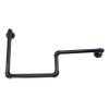 CORHAD 1pc Retro Wall-Mounted Iron Pipe Rack DIY Storage Shelf Open Bookshelf Industrial Wall Storage view 1