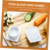 BIUDECO 3pcs Vegetable Slicer Finger Protectors Anti-cut Hand Guards for Safe Food Preparation Non-slip Ergonomic Design Essential Kitchen Tool for Grating and Slicing Vegetables view 2